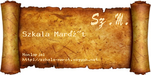 Szkala Marót névjegykártya